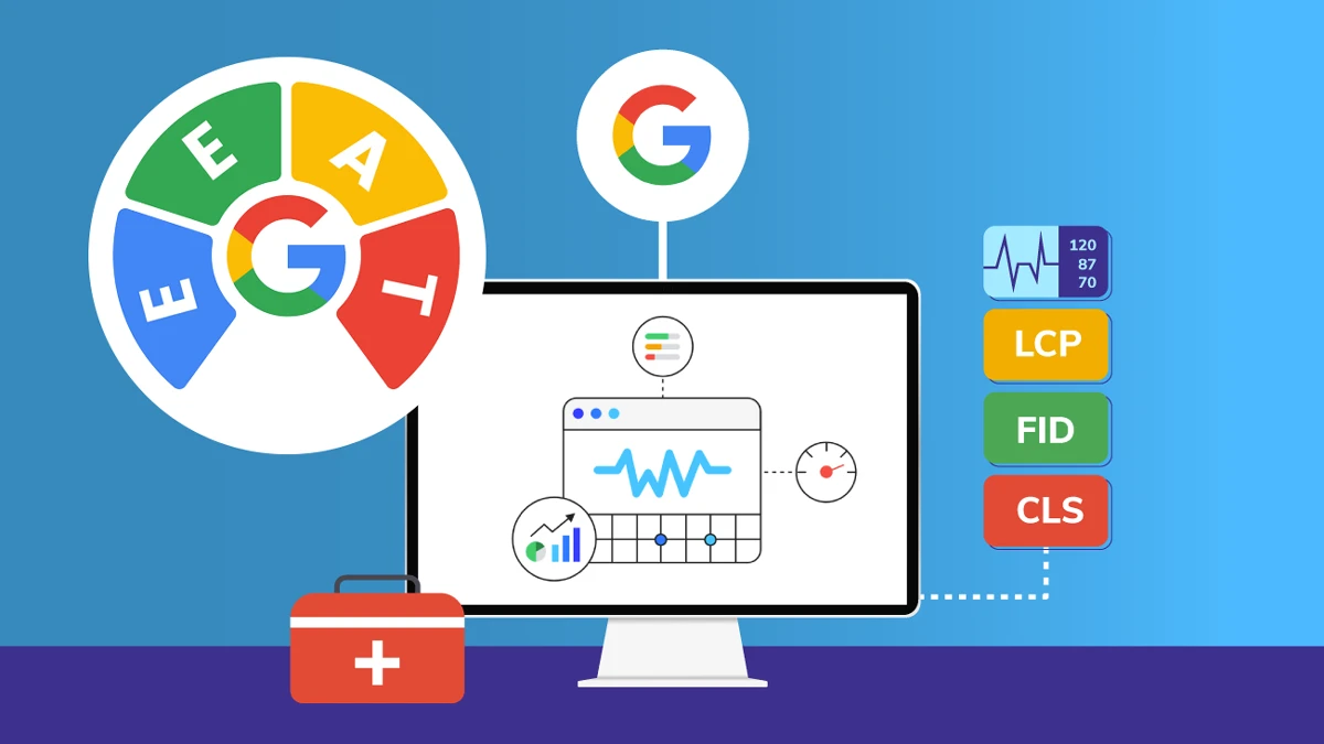 معیار E.E.A.T و Core web vitals در سئو